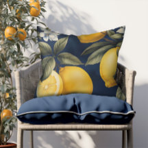 Navy Patio Outdoor Lemons European