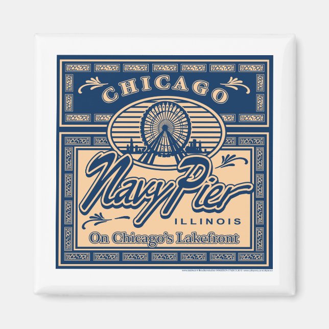 Navy Pier Chicago Magnet (Vorne)