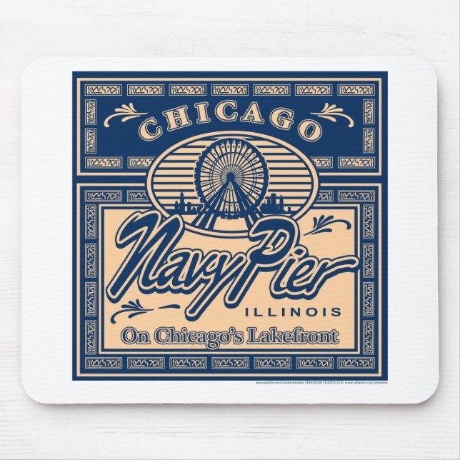 Navy Pier Chicago Mousepad (Vorne)