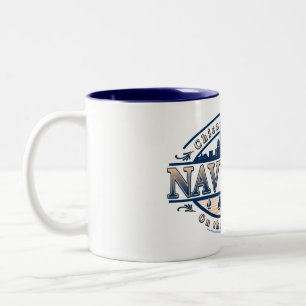 Navy Pier Chicago Zweifarbige Tasse
