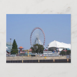 Navy Pier Ferris Wheel Postkarte