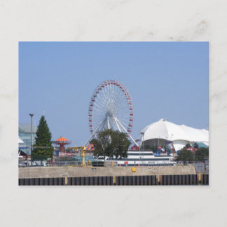 Navy Pier Ferris Wheel Postkarte