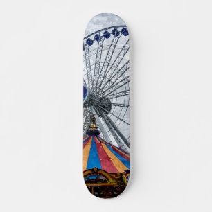 Navy Pier Ferris Wheel Skateboard