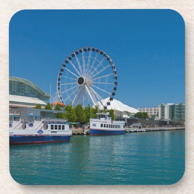Navy Pier Getränkeuntersetzer (Vorderseite)