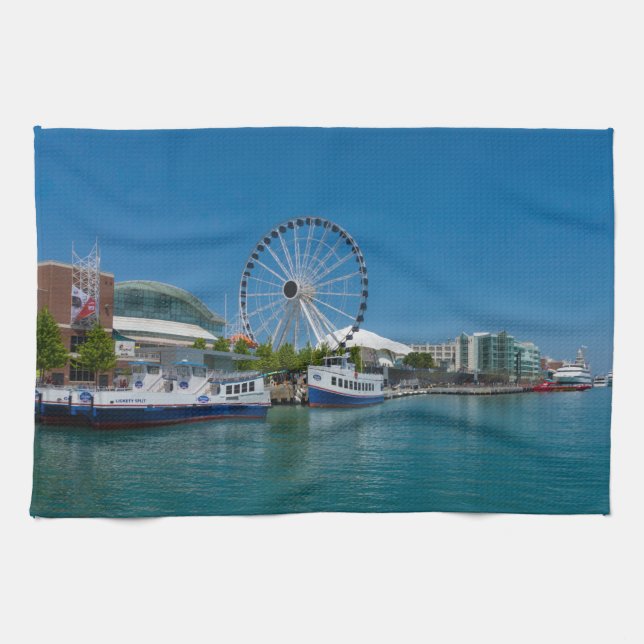 Navy Pier Küchentuch (Horizontal)
