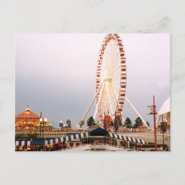 Navy Pier Postkarte (Vorderseite)