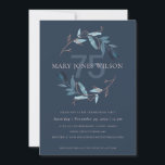 NAVY PINK BLUE FAUNA WREATH ANY AGE BIRTHDAY CARD DANKESKARTE<br><div class="desc">For any further customisation or any other matching items,  please feel free to contact me at yellowfebstudio@gmail.com</div>