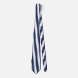 Navy Pinstripe Krawatte
