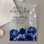 Navy Rose Diamond Gown 50. Geburtstagsparty Acryleinladungen<br><div class="desc">Navy Rose Diamond Gown 50. Geburtstagsparty Fabulous Akryllische Einladung Siehe Matching Kollektion in Nest und Nest Store Vielen Dank</div>