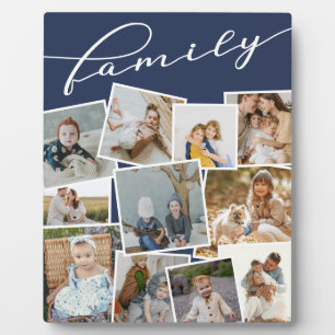 Navy-Scatter-Fotos Fotokollage-Familie Fotoplatte