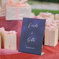 Navy-Script-Karten-Geschenkzeichen