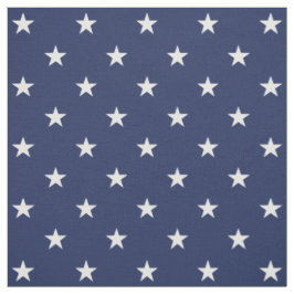 Navy Stars Fabric Stoff