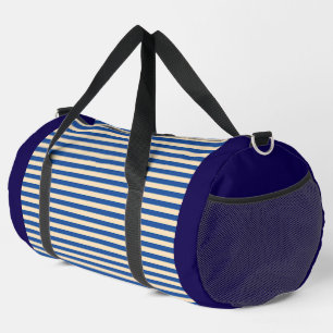 Navy-Streifen Duffle Bag