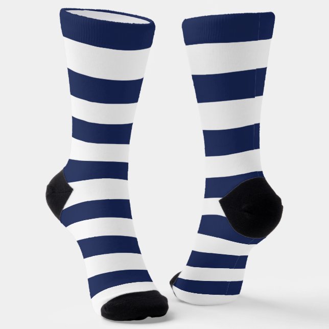 Navy Stripes Crew Socks Socken (Gewinkelt)