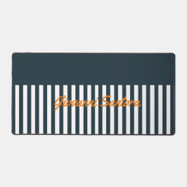 Navy Strips | Die Monografie des Modernen Gentlema Schreibtischunterlage