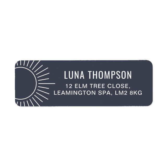 Navy Sun Label (Vorne)