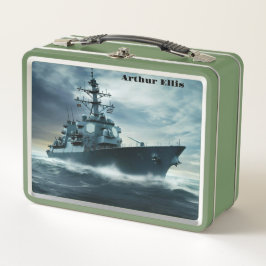 Navy Super Destroyer Metall Brotdose