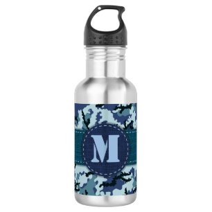 Navy-Tarnung Edelstahlflasche