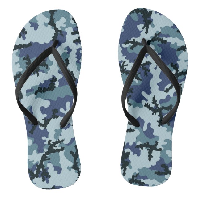 Navy-Tarnung Flip Flops (Fußbett)