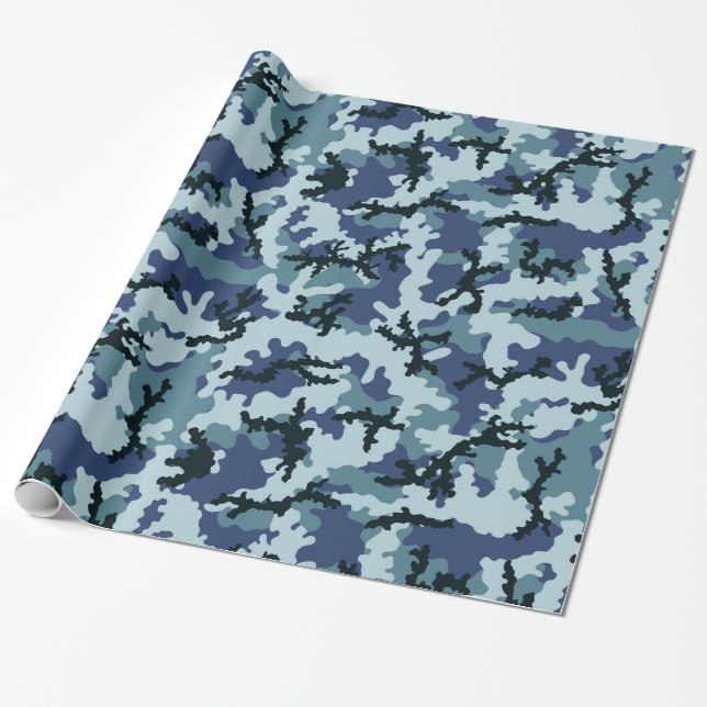 Navy-Tarnung Geschenkpapier (Ungerollt)