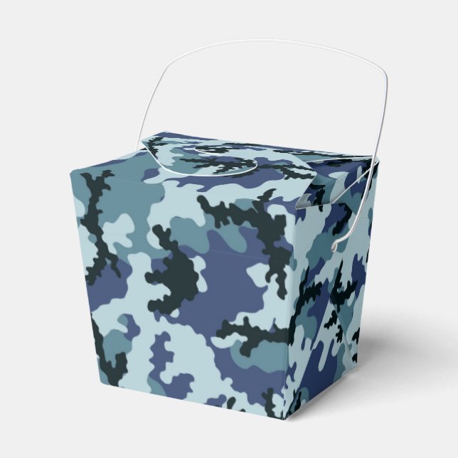 Navy-Tarnung Geschenkschachtel (Vorderseite)