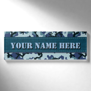 Navy-Tarnung Namenschild