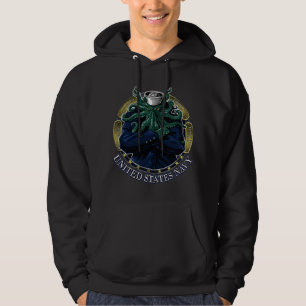 Navy-Tintenfisch Hoodie