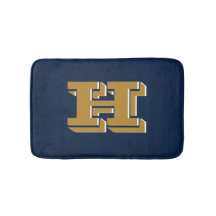 Navy und Gold Schulstolz-Farbstil-Monogramm