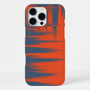 Navy und Orange iPhone 16 Pro Max Hülle