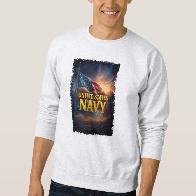 Navy USN Veteran Sweatshirt (Vorderseite)