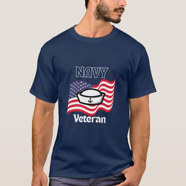 Navy Veteran T-Shirt (Vorderseite)