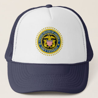 Navy Veteran Trucker Hat Truckerkappe