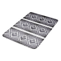Navy White Boho Pattern Handtuch