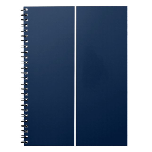 Navy & White CUSTOM Notizblock (Vorderseite)