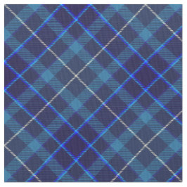 Navy White Kariert Bold Pattern Tartan Retro Grung Stoff