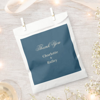 Navy White Wedding Geschenktütchen