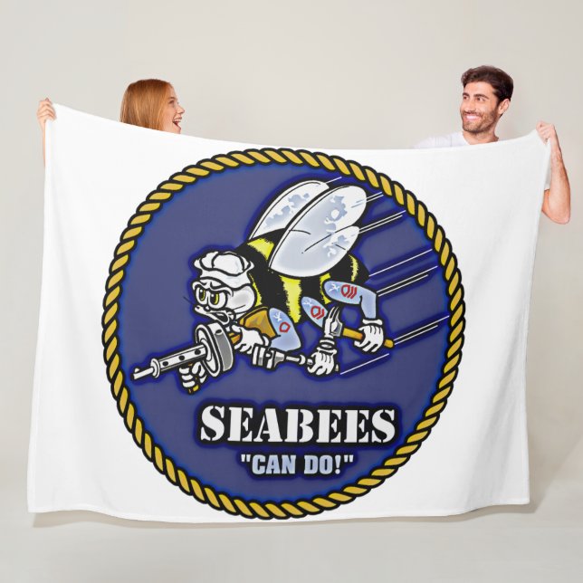 NAVY-Zentralbanken Fleecedecke (Beispiel)