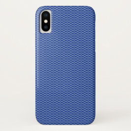 Navy Zickzack Pattern Case-Mate iPhone Hülle