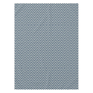 Navy Zig Zag Wave Pattern Tischdecke