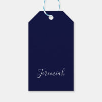 Navyblau Farbe schlichte moderne eigene Name Kalli