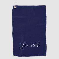 Navyblaue Farbe schlichte moderne eigene Namens-Ka