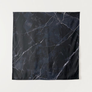 Navyblaue Marmor: Steinstruktur. Wandteppich