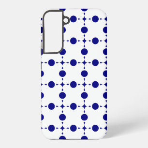 Navyblaue Punkte, Punkte-Muster, Punkte Samsung Galaxy Hülle