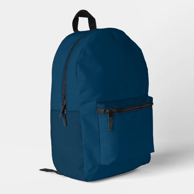 Navyblauer Rucksack   (Rückseitige Ecke links)