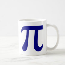 Navyblaues Pi-Symbol