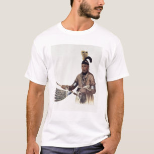 Naw-Kaw oder "Holz", ein Winnebago-Leiter T-Shirt