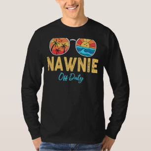Nawnie off Duty Sonnenbrille glücklich letzten Tag T-Shirt