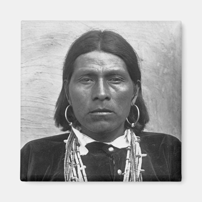 Nawquistewa - Hopi Indian Oraibi Foto 1901 Magnet (Vorne)