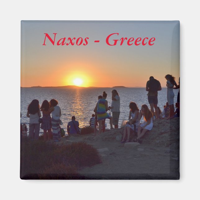 Naxos Griechenland - Sunset Magnet (Vorne)
