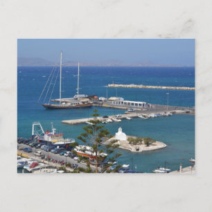 Naxos Town Postkarte